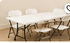 6ft Folding Table available to rent nearby